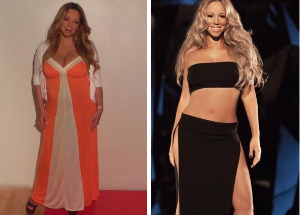 Las mejores dietas de los famosos - Mariah Carey, dieta y ejercicios en el agua